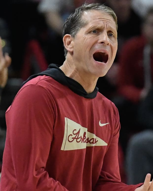 Razorbacks Eric Musselman on sidelines against Abilene Christian